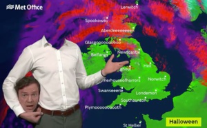 Décapité, un Britannique présente la météo
