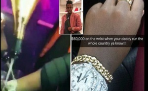 Zimbabwe : le fils de Mugabe choque la toile en vantant sa montre de 60 000 dollars (vidéo)