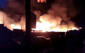 Incendie infernal au parc Lambaye de Pikine