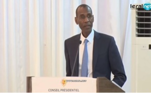 Conseil présidentiel sur la revue annuelle: Ablaye Daouda Diallo dresse son bilan