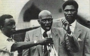 Photos : Me Abbdoulaye Wade, Idy et Ousmane Ngom version vintage