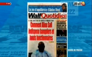 Revue de Presse WalfTv du Mardi 09 janvier 2018 en images