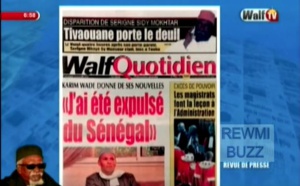 Revue de Presse WalfTv du Vendredi 12 Janvier 2018 en images
