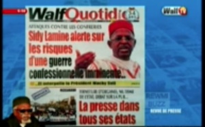 Revue de Presse WalfTv du Samedi 13 janvier 2018 en images