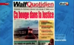 Revue de Presse WalfTv du Mardi 16 janvier 2018 en images