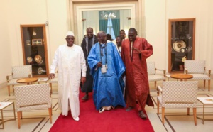Serigne Cheikh Ndiguel Fall a rendu visite à Macky Sall