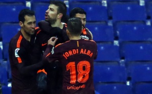 Barça: Piqué explique sa célébration polémique contre l’Espanyol