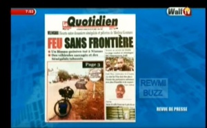 Revue de Presse WalfTV du vendredi 09 février 2018 en images