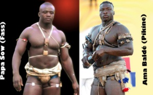 Lutte : Ama Baldé et Papa Sow font monter l'adrénaline