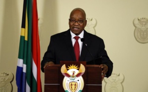 Afrique du Sud: le président Jacob Zuma démissionne