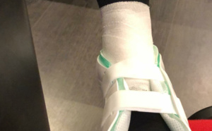 PSG: Neymar dévoile une photo de sa cheville blessée
