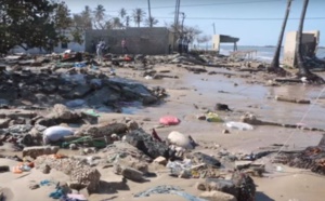 Saint-Louis : la houle occasionne plus de 35 familles sans abris (Vidéo)