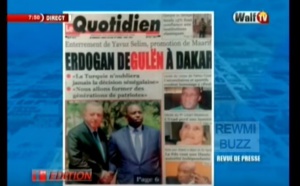 Revue de Presse WalfTv du vendredi 02 mars 2018 en images