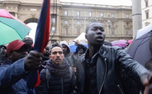 (Photos + Vidéo) : Les Modou Modou manifestent leur colère après la mort de Idy Diène en Italie