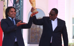 La cérémonie de l’accueil du trophée la Coupe du Monde à Dakar