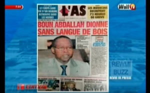 Revue de Presse WalfTv du lundi 25 Mars 2018 en images