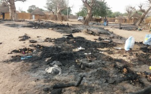  Violent incendie à Louga: 11 cases réduites en cendres
