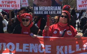 New York: Les infirmières ont marché pour la Sénégalaise Marie Faye