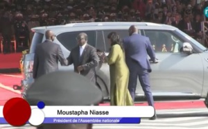 04 avril 2018 : l'arrivée de Moustapha Niasse, président de l'Assemblée nationale 