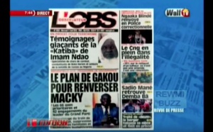 Revue de Presse WalfTV du mercredi 11 avril 2018 en images