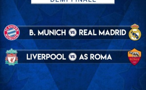 Ligue des Champions : Choc Bayern vs Real Madrid et Liverpool vs Roma