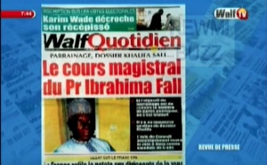 Revue de Presse WalfTv du mardi 17 avril 2018 en images