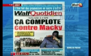 Revue de Presse WalfTV du Jeudi 03 Mai 2018 en images