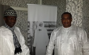 Cheikh Ahmadou Kara Mbacké au domicile du défunt Gaspard Kamara