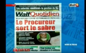 Revue de Presse WalfTv du mardi 15 mai 2018 en images