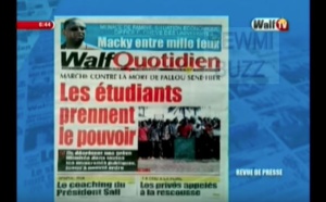 Revue de Presse WalfTv du vendredi 25 mai 2018 en images