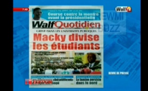 Revue de Presse WalfTv du mercredi 30 mai 2018 en images