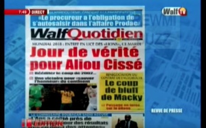 Revue de Presse WalfTv du mardi 19 juin 2018 en images
