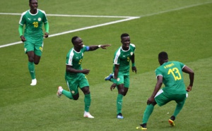 Photos : Gana Guèye auteur d'une frappe détournée par Cionek sur le but sénégalais contre la Pologne 