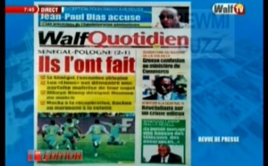 Revue de Presse WalfTv du mercredi 20 juin 2018 en images