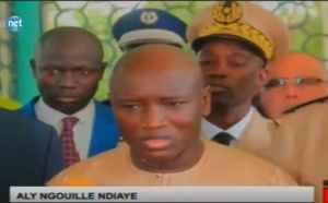 Vidéo : Aly Ngouille Ndiaye a incinéré 1,734 tonnes de drogue à Rufisque