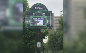 Paris: dans le 13e, une rue rebaptisée "l'allée des rats"