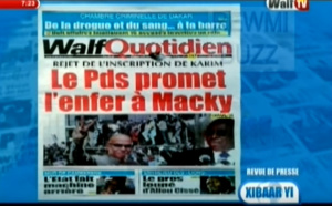 Revue de Presse WalfTv du Mercredi 04 Juillet 2018 en images