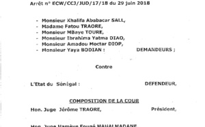  L'arrêt de la Cour de justice de la Cedeao sur l'affaire Khalifa Sall (PART 1)