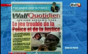 Revue de Presse WalfTv du lundi 16 Juillet 2018 en images