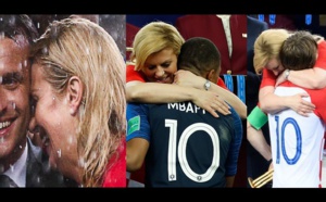 Les câlins de la présidente Croate, Kolinda Kitarović à Macron, Mbappé, Modric et Cie jugés extrêmes et excessifs