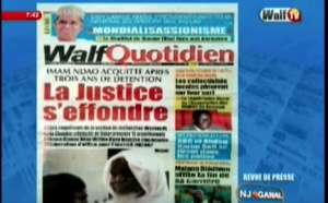 Revue de Presse WalfTv du vendredi 20 juillet 2018 en images