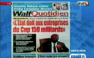 Revue de Presse WalfTv du lundi 23 juillet 2018 en images