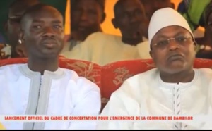 Vidéo : Cérémonie du lancement du cadre de concertation pour l’Émergence de Bambilor