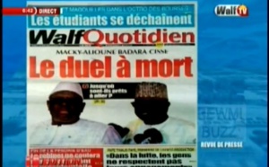 Revue de Presse Walftv du mardi 14 août 2018 en images