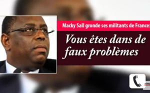 Audio-Macky tance ses partisans: " Vous êtes dans de faux problèmes..."