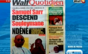Revue de Presse WalfTv du jeudi 16 août 2018 en images