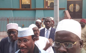 Serigne Mame Mor Mbacké à la Zawiya Seydil Hadji Malick Sy de New York