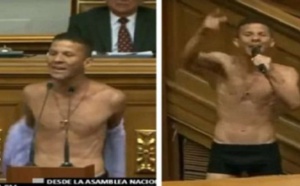 Venezuela: un député se déshabille en prononçant un discours à l’Assemblée nationale
