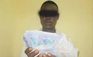 Thiès: un homme arrêté avec 2 millions Fcfa en faux billets