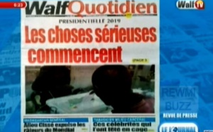 Revue de Presse WalfTv du Samedi 25 Août 2018 en images